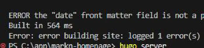 エラーメッセージが表示されたコンソールのイメージ