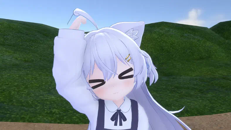 ボーンを掴んでいる状態